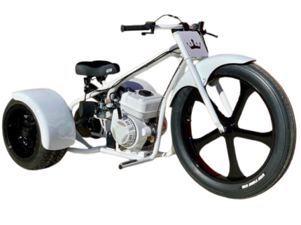 Arctic White Motorized Drift Trike