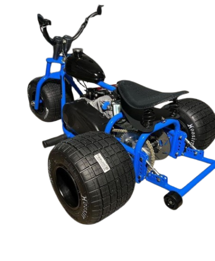Blue custom build mini trike