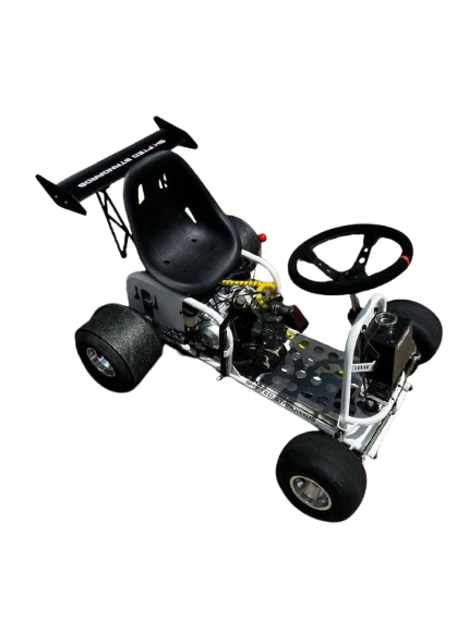 White Drift Go Kart